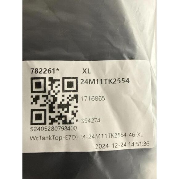 NWT Halara Black Mesh Halter Bandeau Crop Top Ruched Front Size XL - Picture 6 of 6